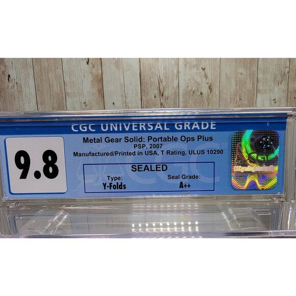 Metal Gear Solid Portable Ops Plus PSP - CGC 9.8 A++ - Picture 6 of 6